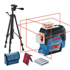Bosch 0601063R01 GLL 3-80 C Vonallézer + BT 150 Állvány mérőműszer