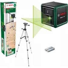Bosch 0603663C04 Quigo Green Polaris zöld keresztvonalas szintezőlézer + állvány (0603663C04) mérőműszer