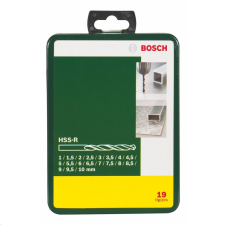 Bosch 2607019435 19 részes HSS-R fémfúrókészlet szerszám kiegészítő