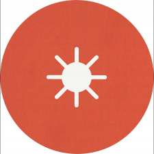 Bosch 2608621831 Fibertárcsa - 180 x 22,23 mm, Szemcse: 120, 25 db (2608621831) barkácsgép tartozék