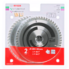 Bosch 2608644655 Körfűrészlap készlet - 190mm (2 db/csomag) (2608644655) fűrészlap