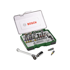 Bosch CSAVAROZÓ BIT ÉS RACSNI KÉSZLET 27 RÉSZES barkácsgép tartozék