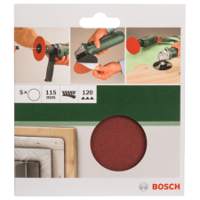 Bosch CSISZOLÓLAP 5DB D:115MM G:120 PAPÍR SAROKCSISZOLÓHOZ csiszolókorong és vágókorong