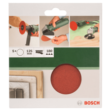 Bosch CSISZOLÓLAP 5DB D:125MM G:180 FÚRÓHOZ/SAROKCSISZOLÓHOZ csiszolókorong és vágókorong