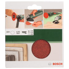 Bosch CSISZOLÓLAP KÉSZLET 10 RÉSZES FÚRÓHOZ/SAROKCSISZOLÓHOZ csiszolókorong és vágókorong