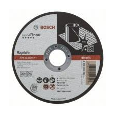 Bosch Darabolótárcsa egyenes Inox - Rapido Long Life kivitel 125 mm (2608602221) csiszolókorong és vágókorong
