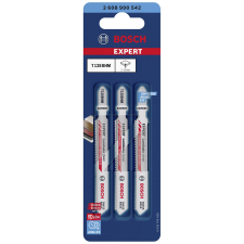 Bosch Expert T 128 BHM Laminate Clean szúrófűrészlap készlet (3 db / csomag) (2608900542) fűrészlap