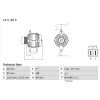 Bosch generátor 0 986 049 800
