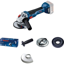 Bosch GWS 18V-10 akkus sarokcsiszoló kartondobozban, akkumulátor nélkül (06019J4002) sarokcsiszoló