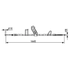 Bosch huzal, rögzítőfék 1 987 482 523