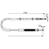Bosch huzal, rögzítőfék 1 987 482 589