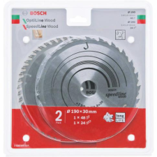 Bosch Körfűrészek Bosch 2608644654 190x30 mm 2 darab (2608644654) fűrészlap