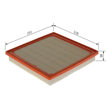 Bosch légszűrő BOSCH F 026 400 743 autóalkatrész