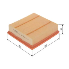 Bosch légszűrő F 026 400 498 autóalkatrész