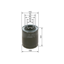 Bosch Olajszűrő BOSCH 0 451 203 201 olajszűrő
