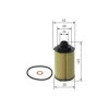 Bosch olajszűrő F 026 407 348
