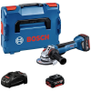 Bosch Professional GWS 18V-10 P akkus sarokcsiszoló 2db 5.0Ah akkuval (06019J4101) (06019J4101) - Csiszológépek