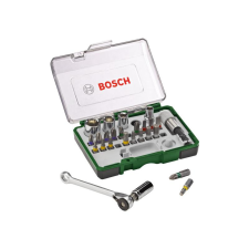 Bosch Racsnis bithegy és dugókulcs készlet 27 részes (2607017160) dugókulcs
