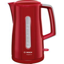 Bosch TWK3A014 CompactClass 1,7L-es vörös vízforraló vízforraló és teáskanna