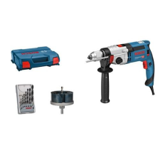 Bosch Ütvefúrógép GSB 24-2 kofferben + fafúró- és körkivágó készlet (060119C802) fúrószár