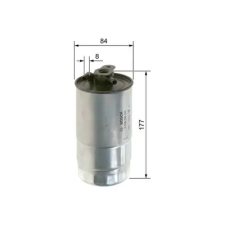 Bosch Üzemanyagszűrő 0 450 906 451 autóalkatrész