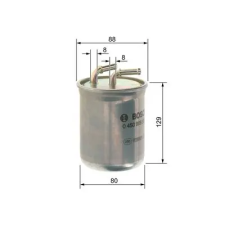 Bosch Üzemanyagszűrő 0 450 906 500 autóalkatrész