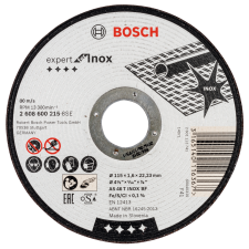 Bosch VÁGÓTÁRCSA 115X1,6MM RAPIDO EGYENES INOX csiszolókorong és vágókorong