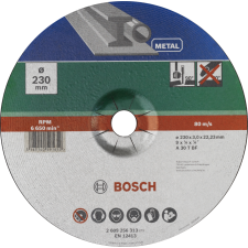 Bosch VÁGÓTÁRCSA FÉMHEZ 180X3MM HAJLÍTOTT csiszolókorong és vágókorong