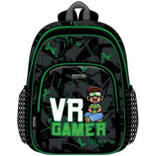 BossTeam VR Gamer iskolai hátizsák szivacsos háttal - 40,5x14x30,5 cm iskolatáska