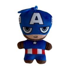  Bosszúállók Captain America 2D plüss figura akasztóval 13 cm plüssfigura
