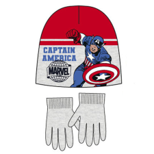  Bosszúállók Captain America gyerek sapka + kesztyű szett 54 cm gyerek sapka