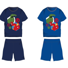  Bosszúállók pamut nyári együttes - póló-rövidnadrág szett - középkék - 104 gyerek ruha szett