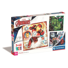  Bosszúállók Superheroes 3x48 db-os puzzle Clementoni puzzle, kirakós