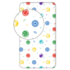 Bosszúállók Symbol gumis lepedő 90x200 cm lakástextília