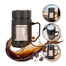  BOTTLE termosz fogantyúval 500ml fekete CUP18CZ termosz