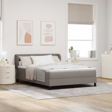  Boxrugós ágy matracmal fejtámlával Tópszínű 140 x 190 cm szövet ágy és ágykellék