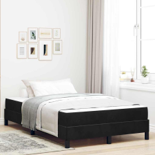 Boxspring ágy matraccal Fekete 120 x 200 cm Bársony ágy és ágykellék