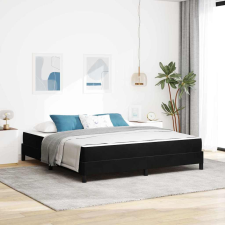 Boxspring ágy matraccal Fekete 180 x 200 cm Bársony ágy és ágykellék