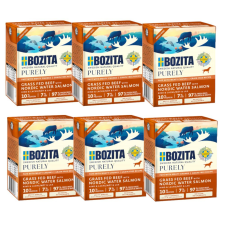  BOZITA Purely wołowina,łosoś pasztecik 6x370g kutyaeledel