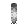 Brabantia C 1003375 vasalódeszka, 124x45 cm, 7 beállítási pozíció, gőzállomás állvány, sötétszürke/fehér
