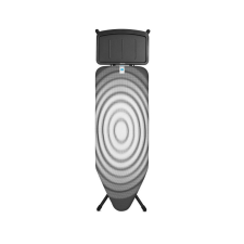 Brabantia C 1003375 vasalódeszka, 124x45 cm, 7 beállítási pozíció, gőzállomás állvány, sötétszürke/fehér vasalódeszka