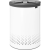 Brabantia Laundry Bin Selector szennyestartó szellőző nyílásokkal 2 részes tépőzáras szennyesgyűjtő zsák ovális forma nagy méret 55L műanyag fedő acél fehér - 304903
