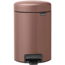 Brabantia NewIcon acél pedálos szemetes - szaténrózsaszín taupe 3L szemetes