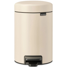 Brabantia NewIcon acél pedálos szemetes - világos bézs taupe 3L szemetes