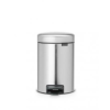 Brabantia Pedal Bin Newicon Matt Steel FPP, pedálos szemetes, 3 liter, ujjlenyomatmentes, 180269