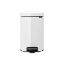 Brabantia Pedal Bin Newicon White, 12 liter, pedálos szemetes fehér, 180195 szemetes