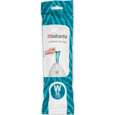 Brabantia PerfectFit szemeteszsák, W méret, 5L, 10 db/tek tisztító- és takarítószer, higiénia