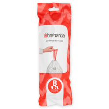 Brabantia PerfectFit szemeteszsákok 5 l fehér 311741 tisztító- és takarítószer, higiénia