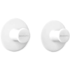  Brabantia ReNew egyágú törölköző akasztó, L=48mm, 2db-os szett, műanyag, fehér - 280344