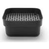 Brabantia SinkSide Washing Up Bowl hordozható mosogatótál  kivehető szárítótálcával, csepegtetővel, 374x161x344mm, műanyag, sötétszürke - 302664